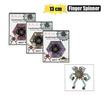 NOVELTY FINGERTIP SPINNER ASSTD 13cm DIA
