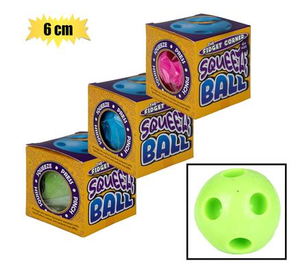 NOVELTY BALL STRESS POPPING 6cM BRIGHT