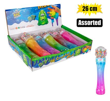 NOVELTY SLIME W/FOAM BALLS ASSTD 26cm