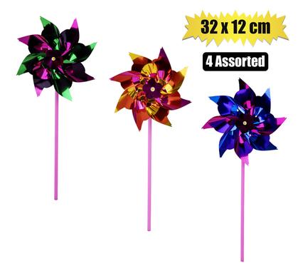 NOVELTY WINDMILL 32x12cm ASSTD