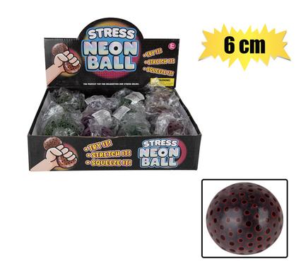 NOVELTY BALL STRESS NEON LIQUID 6cm