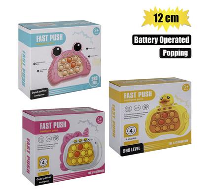 NOVELTY PORTABLE BUBBLE POPPIN GAME 12cm
