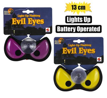 HALLOWEEN SCARY EYES W/LIGHT 13cm