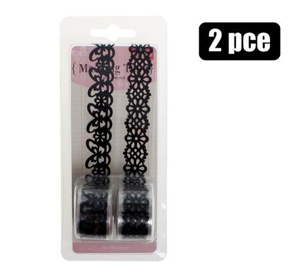 STICKER DECORATIVE TAPE 2PCE  2cmx1.5m