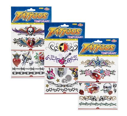 STICKER TATTOO BODY TEMPORARY SHEET