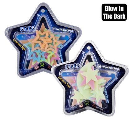 STICKER GLOW-IN-THE-DARK STARS ASSTD