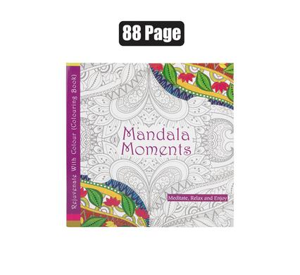 BOOK ADULT COLOURING 88P ASSTD