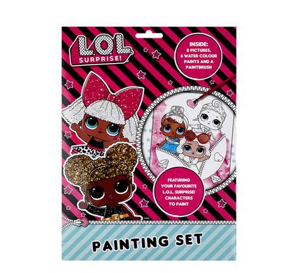 BOOK ACTIVITY LOL SURPRISE PAINT SET