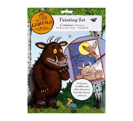 BOOK ACTIVITY PAINTING SET GRUFFALO