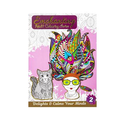 BOOK COLOURING ENCHANTING 2