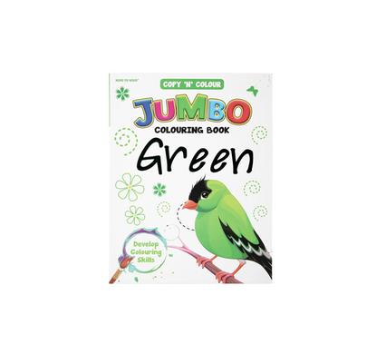 BOOK COLOURING COPY JUMBO GREEN