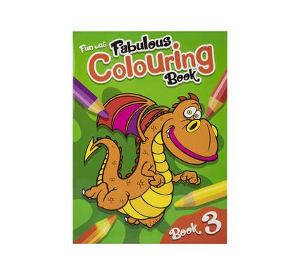 BOOK COLOURING FUN WITH FABULOUS 3