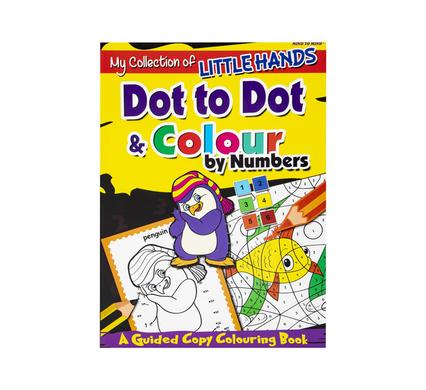 BOOK ACTIVITY DOT AND COLOUR BY NUMBERS