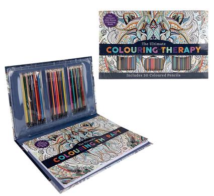 BOOK COLOURING THERAPY CREATIVE ART