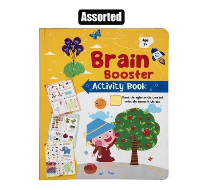 BOOK COLOURING BRAIN BOOSTER ASSTD