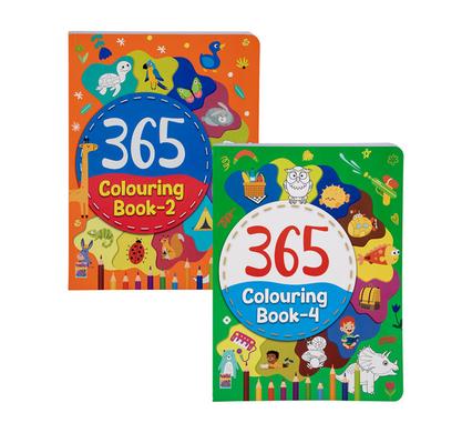 BOOK COLOURING 365 ASSTD