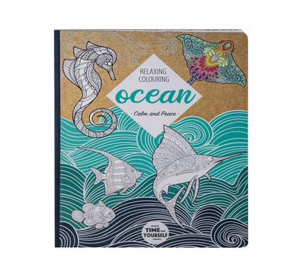 BOOK COLOURING CALM AND PEACE ASSTD