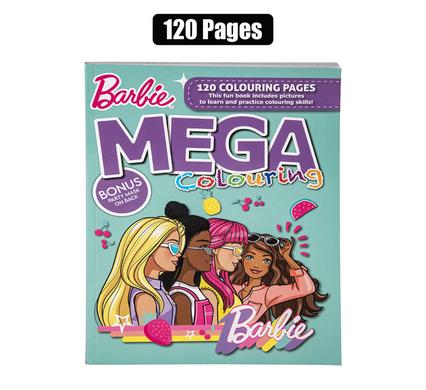 BOOK COLOURING MEGA BARBIE 120P