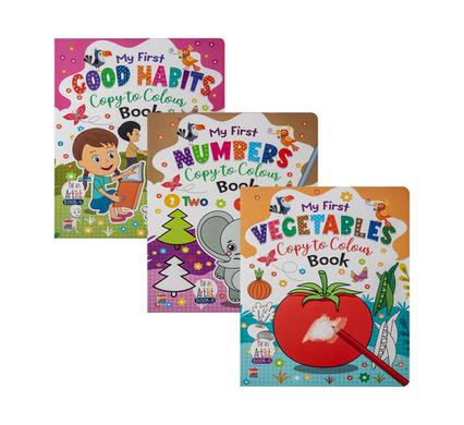 BOOK COLOURING 1ST COPY COLOUR 16P ASSTD