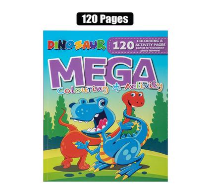 BOOK ACTIVITY MEGA DINOSAUR 120P