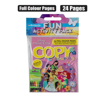 BOOK COLOURING PACK DISNEY PRINCESS