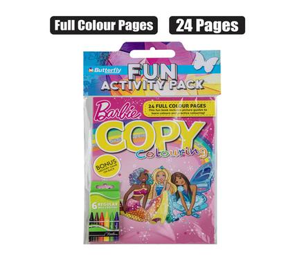 BOOK COLOURING PACK BARBIE