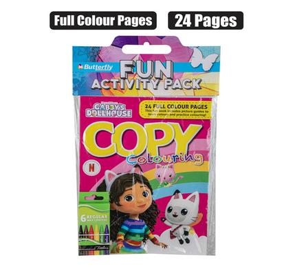BOOK COLOURING PACK GABBY'S DOLLHOUSE