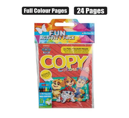 BOOK COLOURING PACK PAW PATROL