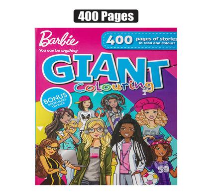 BOOK COLOURING BARBIE GIANT 400P