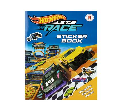 BOOK STICKER HOT WHEELS