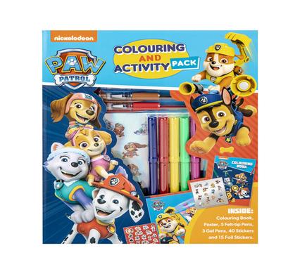 BOOK COLOURING & ACTIVITY PAW PATROL