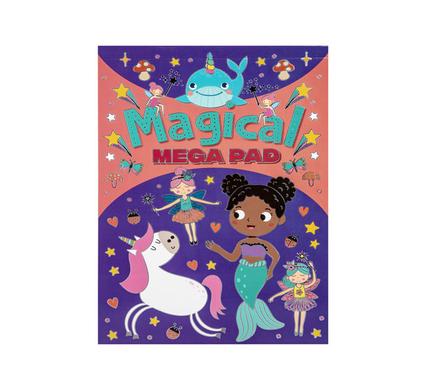 BOOK COLOURING MAGICAL MEGA PAD
