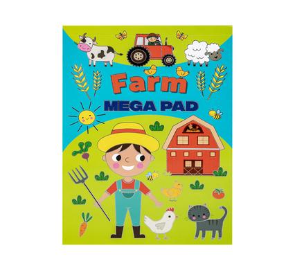 BOOK COLOURING FARM MEGA PAD