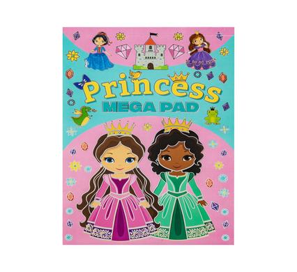 BOOK COLOURING PRINCESS MEGA PAD