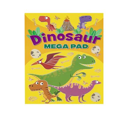 BOOK COLOURING DINOSAUR MEGA PAD