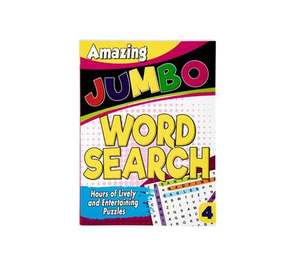 BOOK PUZZLE AMAZING JUMBO WORDSEARCH 4