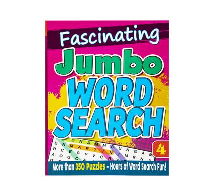 BOOK PUZZLE FASCINATING JUMBO W/SEARCH 4