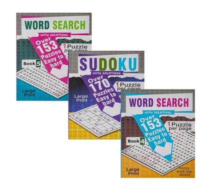 BOOK PUZZLE WORD SEARCH 153 PUZZLES ASST