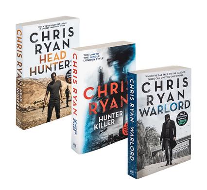 BOOK NOVEL B-FORMAT CHRIS RYAN ASSTD