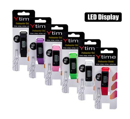WATCH PEDOMOTER LED DISPLAY