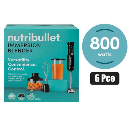 NUTRIBULLET IMMERSION BLENDER DELUXE 6PC