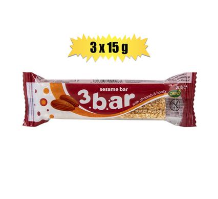 SNACK BT 3 BAR SESAME & ALMOND