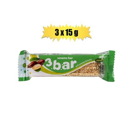 SNACK BT 3 BAR SESAME & PEANUT