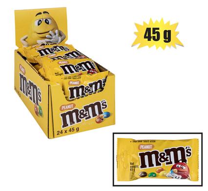 SWEET CHOC MW M&M COATED PEANUTS 45g