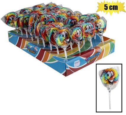 SWEET LOLLY NC SML RAINBOW 5cm (TH)