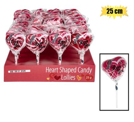 SWEET LOLLY NC I LOVE YOU HEART 25G (TH)