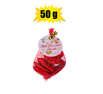 SWEET CHOC ST BAG OF MINI HEARTS (T)