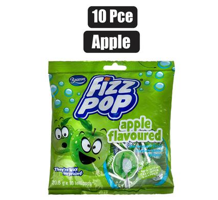 SWEET LOLLY BN FIZZ POP APPLE 10PC