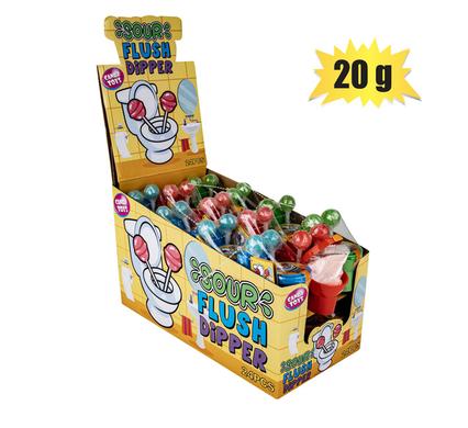 SWEET NOVELTY ST SOUR FLUSH DIPPER 20G