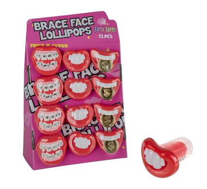 SWEET NOVELTY PX BRACE FACE LOLLY